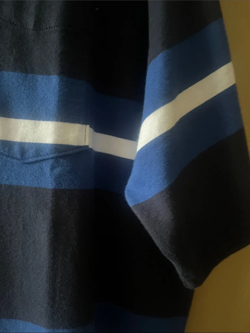 Levi's Men's Navy, Blue & White Striped Pocket Tee